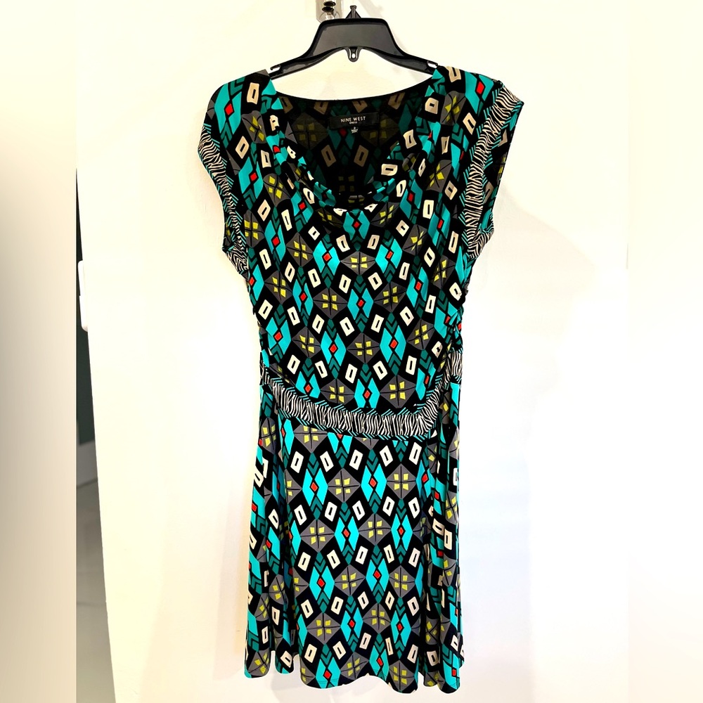 Women’s nine W. geometrical pattern dress